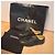 Chanel Sapatilhas em pele acolchoada preta - vista 16
