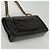 Bolsa de ombro Chanel Matelassé em couro preto - vista 2