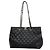 Borsa Tote Chanel in pelle di vitello martellata nera