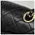 Borsa a tracolla Chanel Matelassé in pelle nera - vista 7