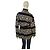 Isabel Marant Etoile Isabel Marant Étoile Chaqueta Blanket Aztec con flecos Negro Ecru - vista 4