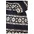 Isabel Marant Etoile Isabel Marant Étoile Chaqueta Blanket Aztec con flecos Negro Ecru - vista 9