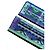 Lenço Emilio Pucci de seda twill azul - vista 3