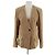 Autre Marque Blazer de terciopelo beige The Frankie Shop