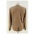 Autre Marque Blazer de terciopelo beige The Frankie Shop - vista 4