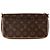 LOUIS VUITTON - Borsa a tracolla Louis Vuitton Vivacité in tela monogram recubierta - vista 3