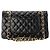 CHANEL - Bolsa de ombro Classic/Timeless 11.12 Chanel em couro liso preto - vista 3