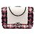 Borsa a tracolla Single Flap Chanel CC in tweed e shearling bianca