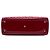 Borsa Lady Dior Large in pelle laccata Cannage rossa Dior - vista 3