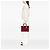Borsa Lady Dior Large in pelle laccata Cannage rossa Dior - vista 6