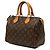 Borsa Boston Louis Vuitton Monogram Speedy 25 Marrone - vista 2