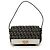 Borsa a tracolla Fendi Zucchino Canvas nera