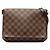 Borsa a tracolla Louis Vuitton Damier Ebene Musette Tango marrone con tracolla corta