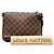 Borsa a tracolla Louis Vuitton Damier Ebene Musette Tango marrone con tracolla corta - vista 8