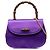 Borsa Mini Satin Bamboo Night Gucci Viola