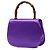 Borsa Mini Satin Bamboo Night Gucci Viola - vista 2