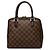Borsa Louis Vuitton Damier Ebene Brera Marrone