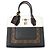 Louis Vuitton Black Calfskin Monogram Canvas City Steamer MM - vista 4