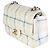 Chanel Mini Rectangular Flap Bag aus weißem multicolorigem Kalbsleder mit Tweed-Print - Ansicht 3