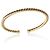Bracciale Cable Flex David Yurman in oro giallo 4mm - vista 2