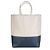 Céline Celine Small Vertical Bi-Cabas Tote in pelle di vitello grana Navy Beige