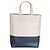 Céline Celine Small Vertical Bi-Cabas Tote in pelle di vitello grana Navy Beige - vista 2