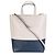 Céline Celine Small Vertical Bi-Cabas Tote in pelle di vitello grana Navy Beige - vista 5