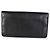 Clutch a patta Chanel in lambskin nero con simbolo della pace in strass - vista 2