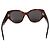 Céline Occhiali da sole Celine Brown Acetate Triomphe Maxi Logo - vista 2