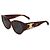 Céline Occhiali da sole Celine Brown Acetate Triomphe Maxi Logo - vista 4