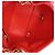 Bolsa Mini Square Flap Chanel em pele de cordeiro acolchoada rosa escuro - vista 5