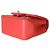 Bolsa Mini Square Flap Chanel em pele de cordeiro acolchoada rosa escuro - vista 6