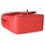 Bolsa Mini Square Flap Chanel em pele de cordeiro acolchoada rosa escuro - vista 7