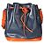 Louis Vuitton Blue Orange Epi Petit Noe NM