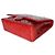 Borsa Chanel Red Quilted Patent Maxi Classic Double Flap Bag - vista 7