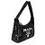 Borsa Prada Mini Re-Edition 2000 in paillettes nero e bianco - vista 4