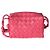Bottega Veneta Pink Intrecciato Nappa Mini Loop