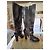 Botas altas de cuero negro Chloé con tacón bloque - vista 12