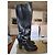 Botas altas de cuero negro Chloé con tacón bloque - vista 16
