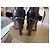 Botas altas de cuero negro Chloé con tacón bloque - vista 17