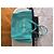 Chanel Deauville Borsa Shopper Tela Turchese - vista 15