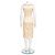 Jenny Packham Abito midi Jane in seta impreziosito - Champagne - vista 5