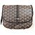 Goyard Belvédère PM Borsa a Tracolla Tela Marrone Pelle Nera