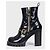 Botines Louis Vuitton Star Trail de cuero negro Sz.37 de segunda mano - vista 5