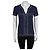 T-shirt in cotone blu Chanel Sz.38 usata