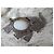 Autre Marque Spilla elefante vintage con strass e cabochon bianco - vista 3