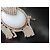 Autre Marque Spilla elefante vintage con strass e cabochon bianco - vista 7
