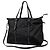 Saco Tote Gucci em nylon preto e couro