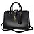 Autre Marque Borsa a mano in pelle nera Saint Laurent