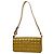 Borsa a tracolla Chanel in pelle verniciata marrone